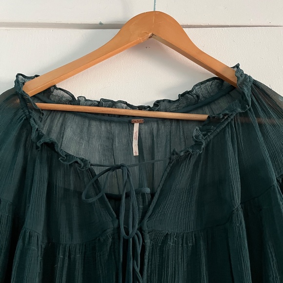 Free People Dream Cuff, Emerald, L (would fit XL) - Picture 9 of 12